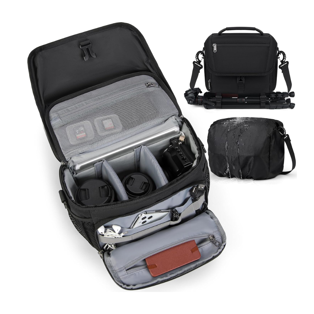 Waterproof Camera Sling Bag Crossbody Camera Bags for Photographers wi – HiiGuy