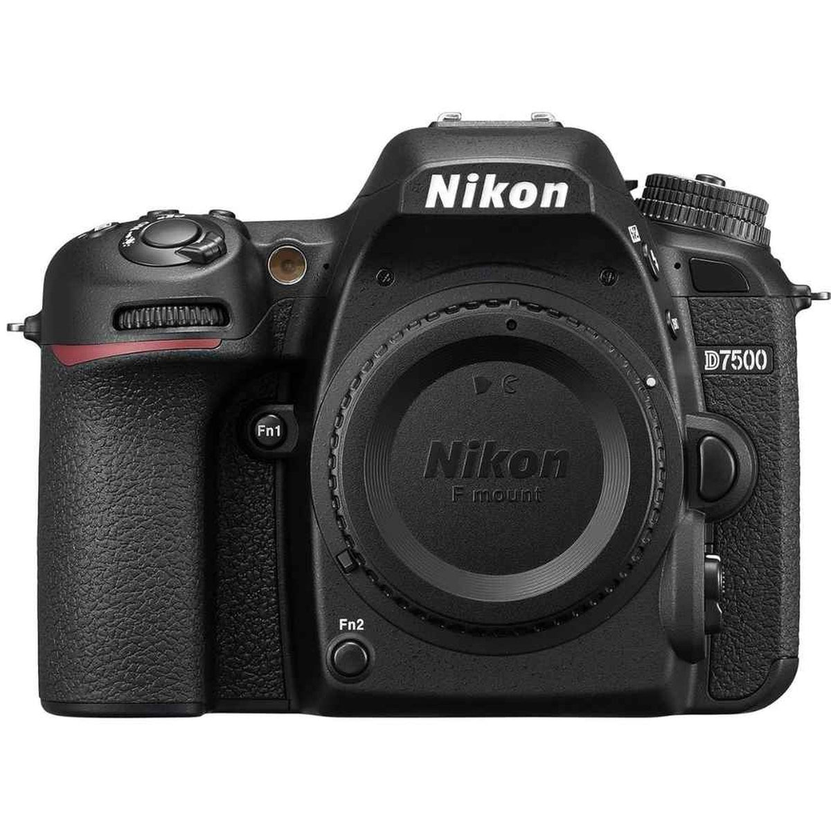 Nikon D7500 DX-Format DSLR Body - nikon d7500 dslr body front view
