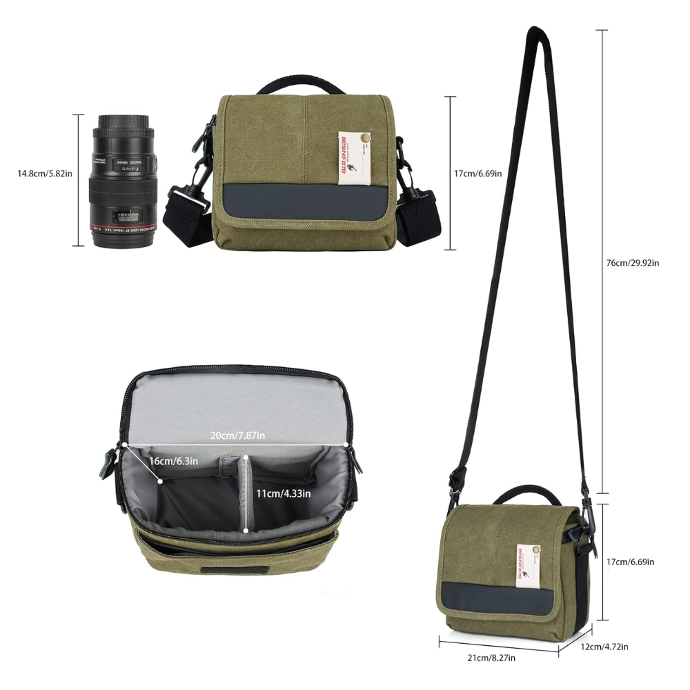 Compact Camera Sling Bag – Street & Travel Ready