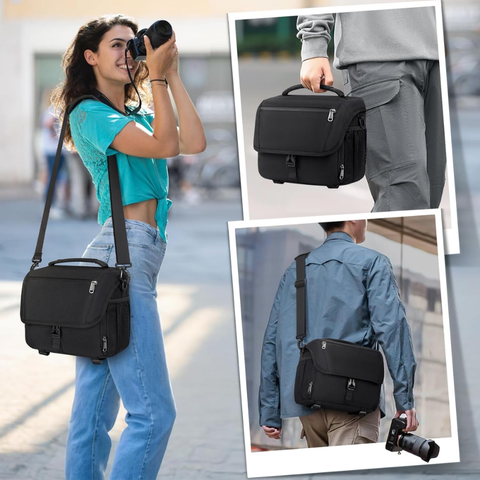 Waterproof Camera Sling Bag Crossbody Camera Bags for Photographers with Rain Cover