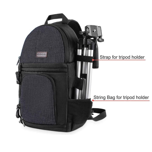 Minimalist Camera Sling Bag – Travel Ready- Black