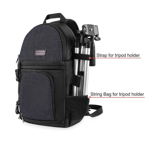 Minimalist Camera Sling Bag – Travel Ready- Black