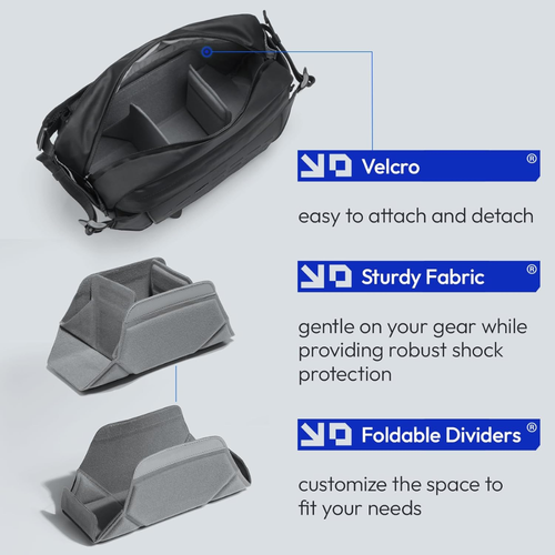 Lightweight Camera Backpack - Water-Resistant with Tripod Holder