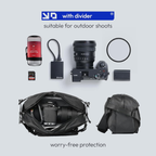 Lightweight Camera Backpack - Water-Resistant with Tripod Holder