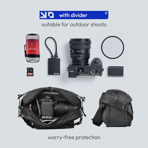 Lightweight Camera Backpack - Water-Resistant with Tripod Holder