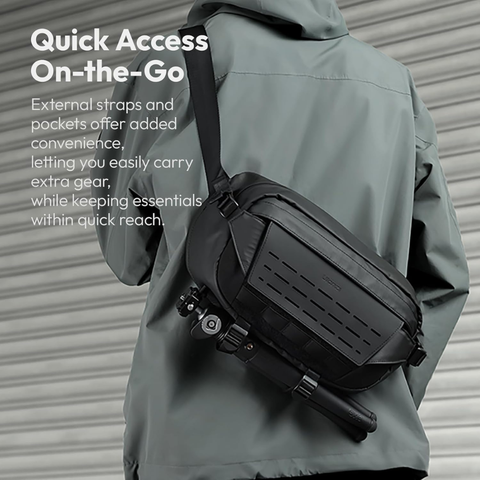 Lightweight Camera Backpack - Water-Resistant with Tripod Holder