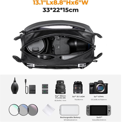 Minimal Camera Insert Organizer – Flexible Carry