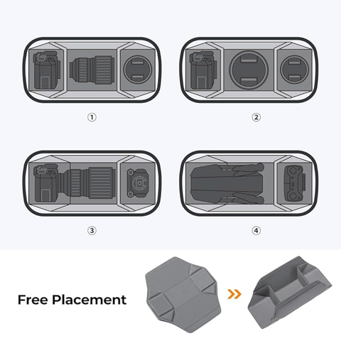 Minimal Camera Insert Organizer – Flexible Carry