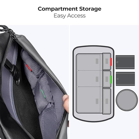 Minimal Camera Insert Organizer – Flexible Carry
