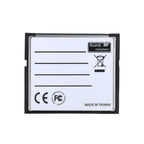 Red and black CompactFlash-size adapter labelled microSDXC Type I UDMA Extreme CF Adapter