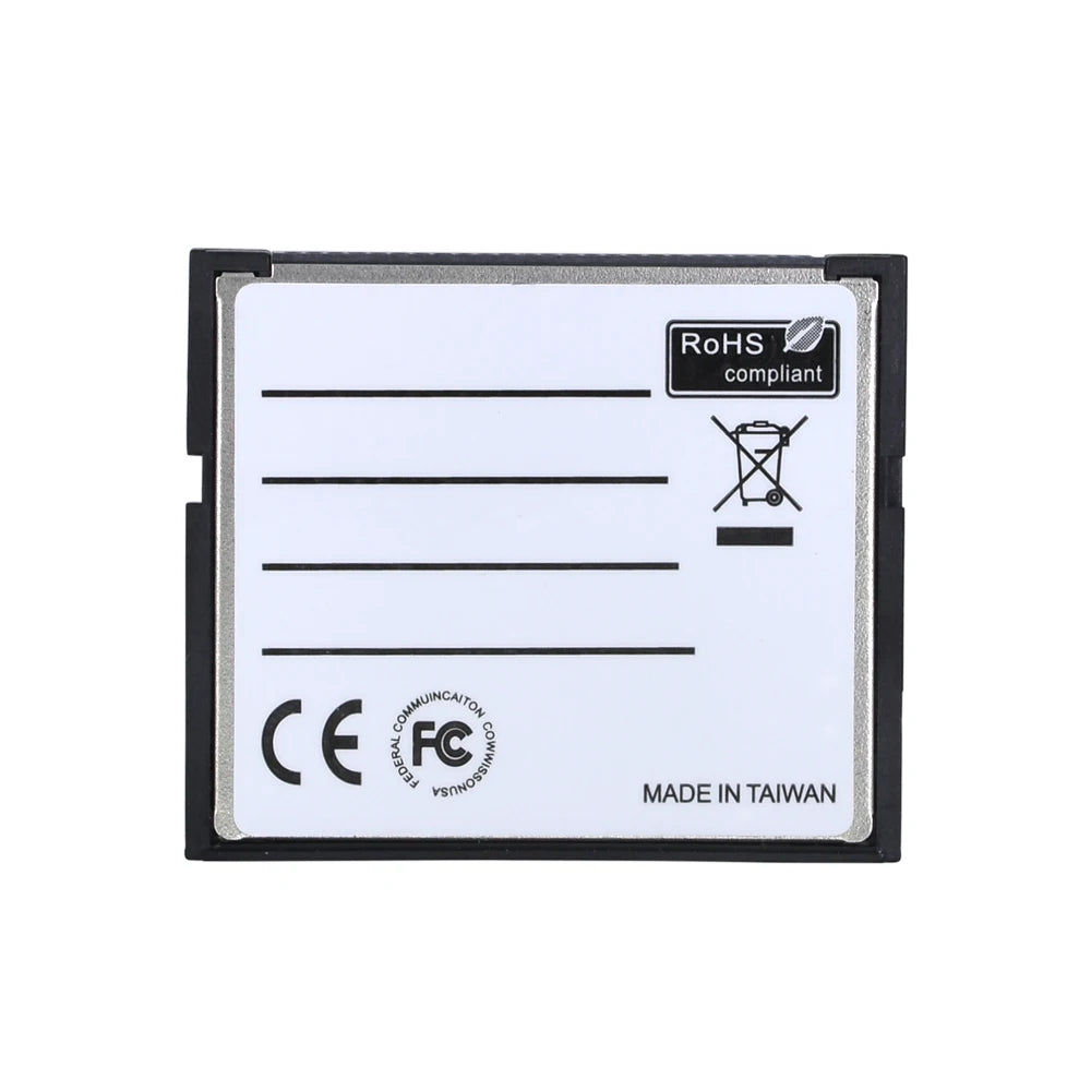 Red and black CompactFlash-size adapter labelled microSDXC Type I UDMA Extreme CF Adapter