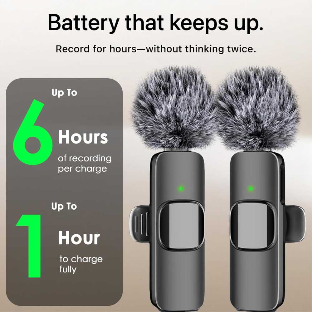 Professional Wireless Microphone for iPhone