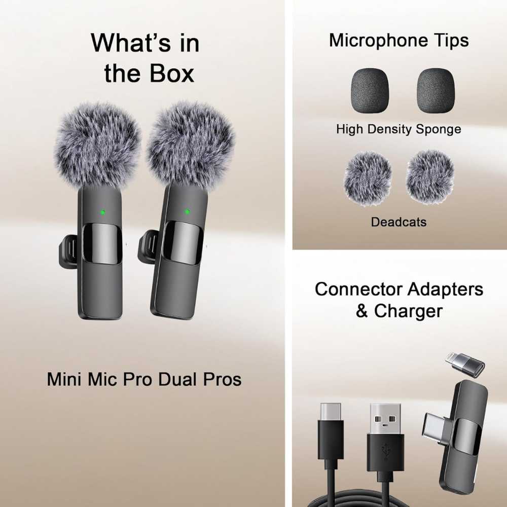 Professional Wireless Microphone for iPhone