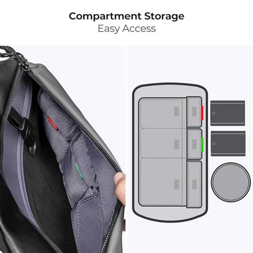Minimal Camera Insert Organizer – Flexible Carry