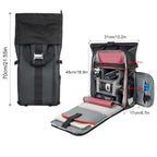 Waterproof Camera Backpack, Rolling Photo Bag for DSLR SLR Mirrorless Camera 