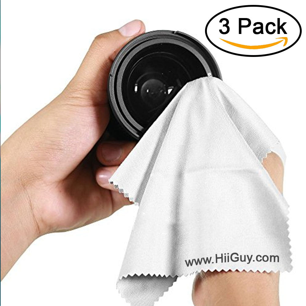 hiiguy microfiber cleaning cloth for camera lens