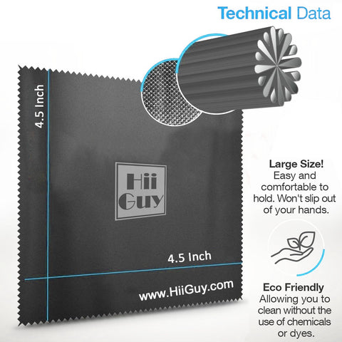 4.5 inch high quality microfiber cloth
